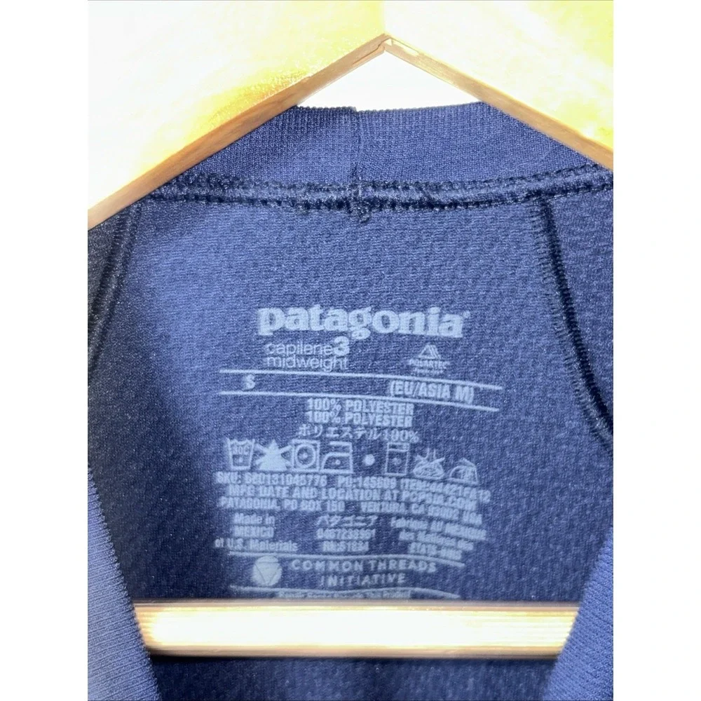Patagonia Capilene 3 Midweight Long Sleeve Base Layer Men's Small 44121